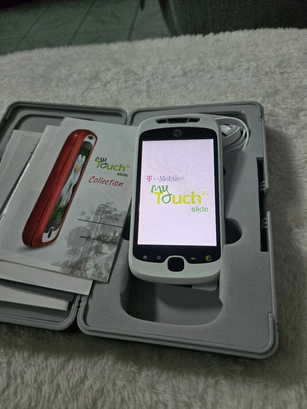 White Slide-Out MY TOUCH TMobile Phone